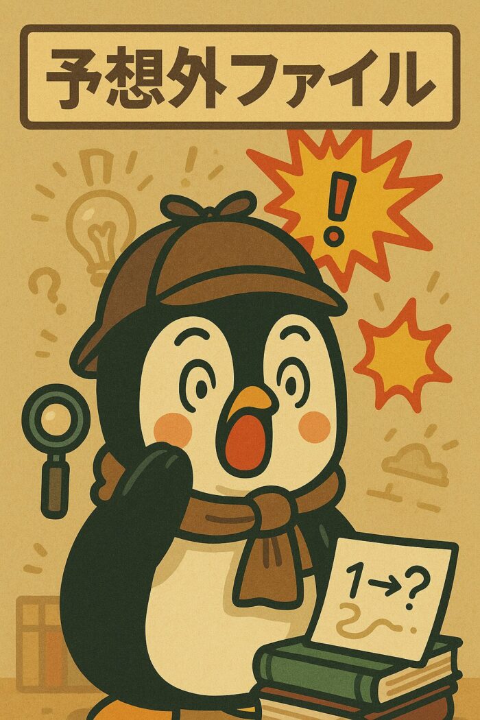 予想外ファイル